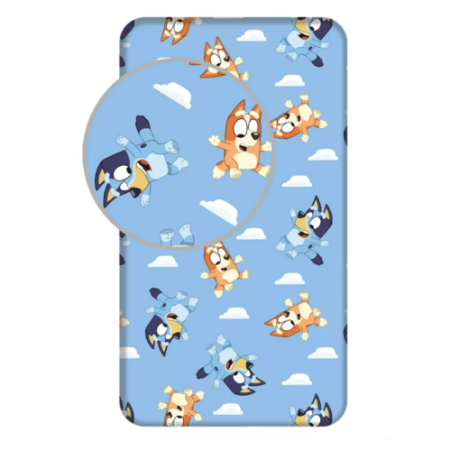 Bluey Bluey Hoeslaken 90x200 cm - Bluey en Bingo