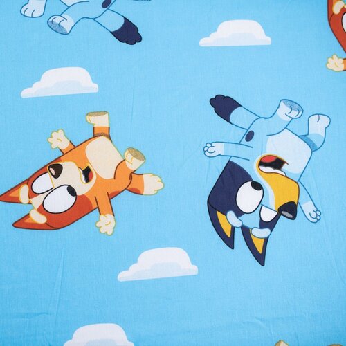 Bluey Bluey Hoeslaken 90x200 cm - Bluey en Bingo