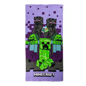 Minecraft Minecraft Badlaken - Creeper - Katoen - Purple