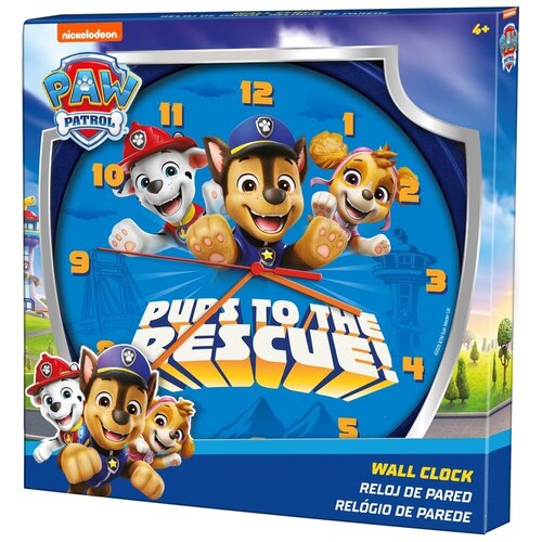 Paw Patrol Paw Patrol Wandklok / Klok
