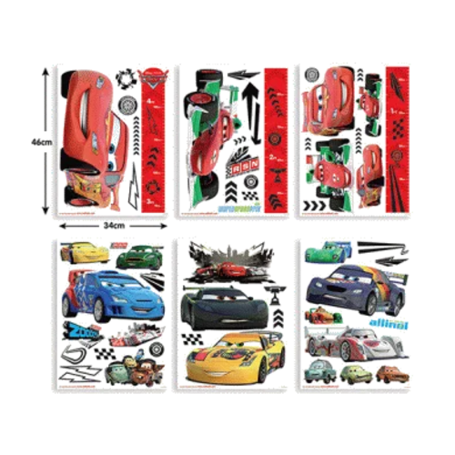 Cars Disney Cars Muurstickers Room Decor Kit - Walltastic Cars Disney Cars Muurstickers Room Decor Kit - Walltastic