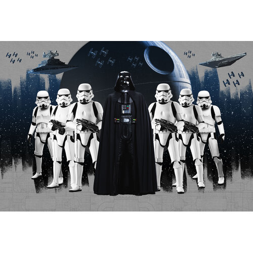 Star Wars Star Wars Vlies Behang - 368x248 cm - The Dark Side