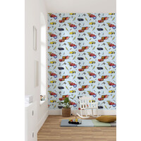 Disney Cars Vlies Behangrol - 1005x53 cm - Let's Race