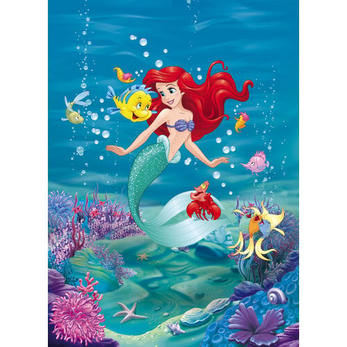 Disney Princess Disney Princess Ariel Behang - 184x254 cm Disney Princess Disney Princess Ariel Behang - 184x254 cm