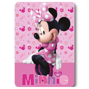 Minnie Mouse Minnie Mouse Fleece Deken - Roze Minnie Mouse Minnie Mouse Fleece Deken - Roze