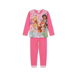 Disney Princess Disney Princess Pyjama - Katoen - Licht Roze Disney Princess Disney Princess Pyjama - Katoen - Licht Roze