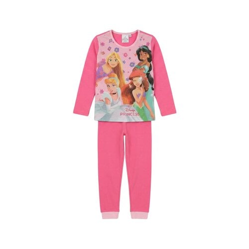 Disney Princess Disney Princess Pyjama - Katoen - Licht Roze Disney Princess Disney Princess Pyjama - Katoen - Licht Roze