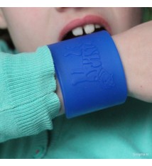 Sensory University Tactile Tiger Chewable Arm Band (Blue of Orange)