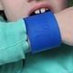 Sensory University Tactile Tiger Chewable Arm Band (Blue)