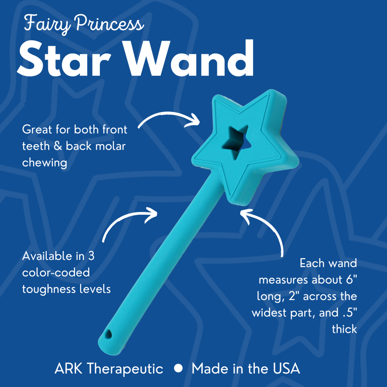 ARK-therapeutic ARK's Fairy Princess /  Star Wand Chewy