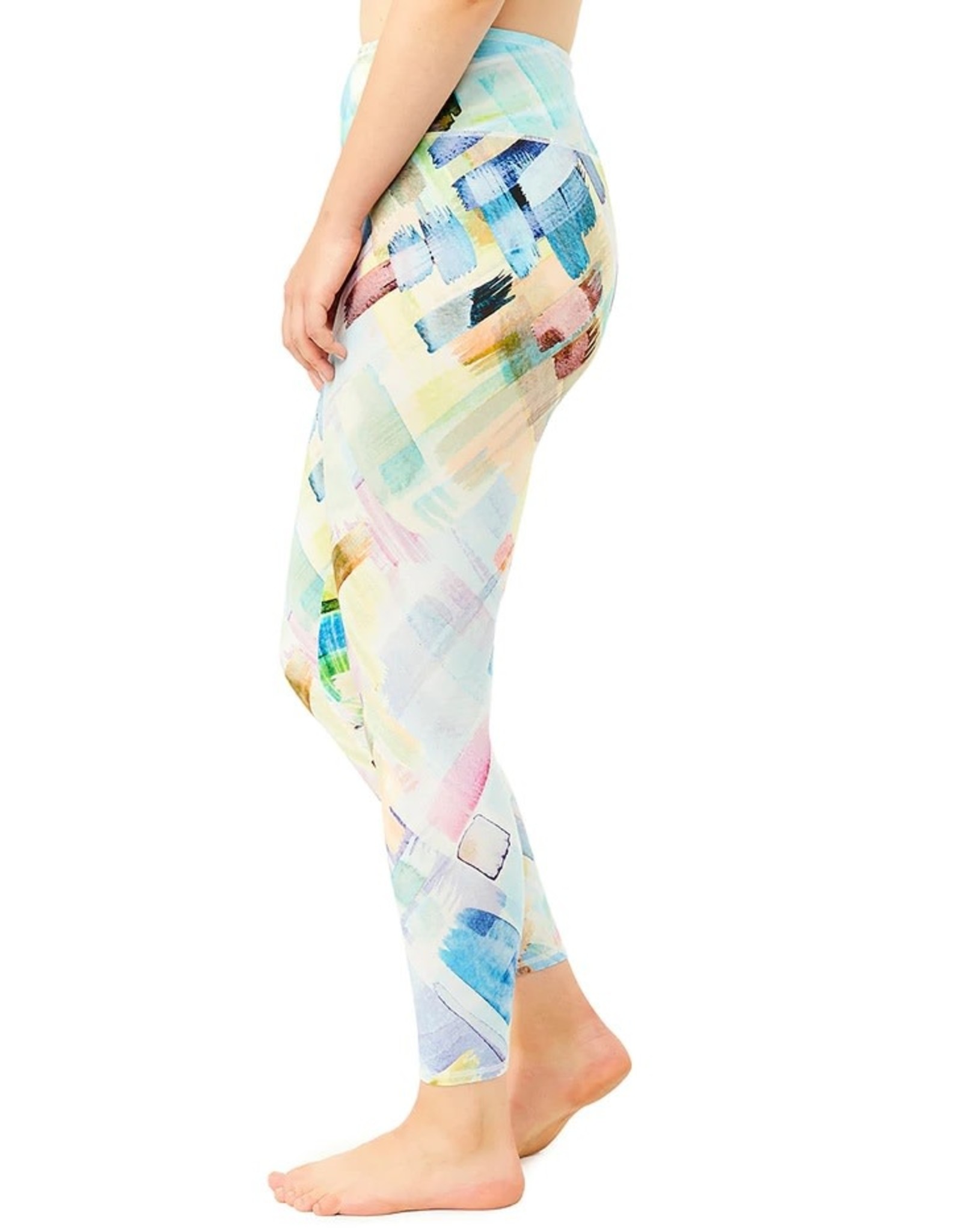 PA56JE99 Printed Tencel legging 