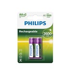 Philips R6B2A260 oplaadbare AA batterijen 2 stuks