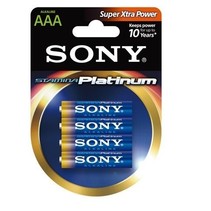 Sony 1,5 volt AAA LR3 Stamina Platinum alkaline batterij