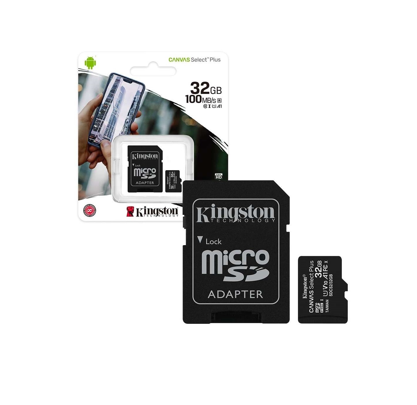 Kingston 32Gb A1 100Mb/s SDHC card incl. adapter | WIKA ICT Hardware Support