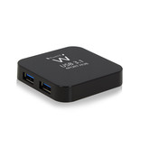 Ewent USB 3.1 Gen 1 (USB 3.0) Hub 4 port met adapter