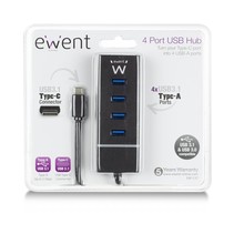 EW1137 USB C USB-C 3.1 Gen1 (USB 3.0) Hub 4 port