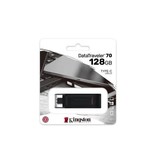 Kingston DataTraveler 70 USBC flash drive 128GB USB Type-C 3 2 Gen 1 3 1 Gen 1 Zwart