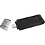 Kingston DataTraveler 70 USBC flash drive 64GB USB Type-C 3 2 Gen 1 3 1 Gen 1 Zwart
