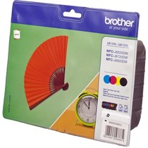 Origineel LC 129 set BK C M Y XL inkt Cartridge Incl. Chip