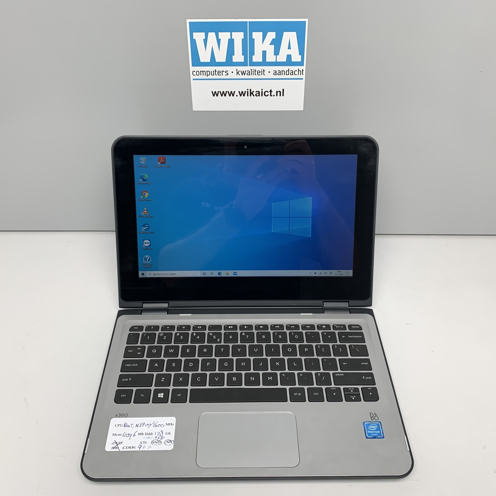 HP X360 310 G2 Intel Pentium 4Gb SSD 11 inch W10H laptop