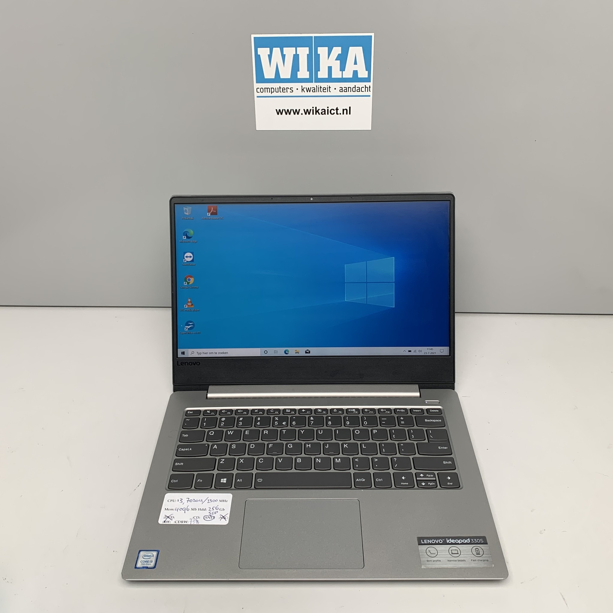 Lenovo Ideapad 330s i3-7020U 4GB SSD 14.1 Full HD W10H laptop