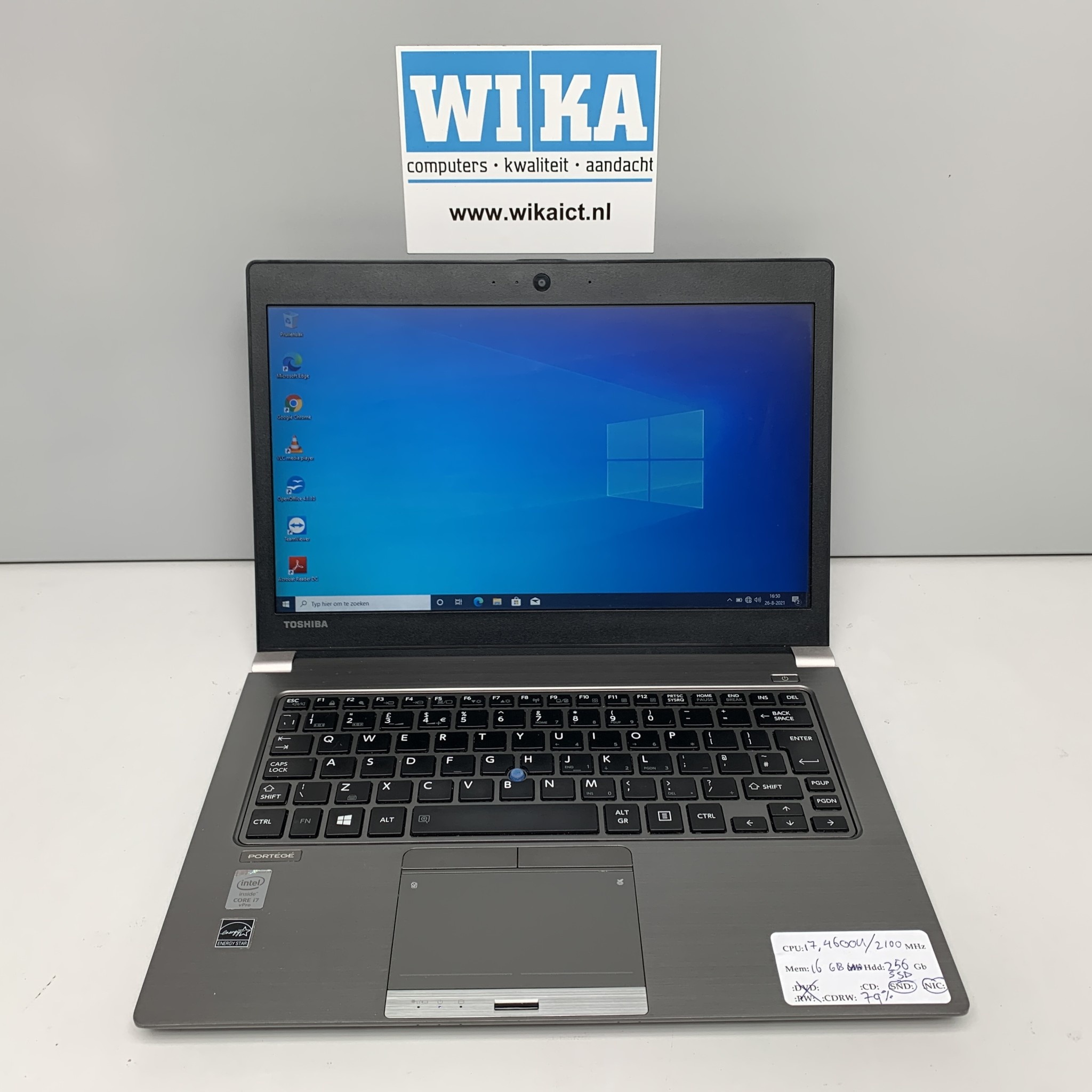 Toshiba Portege Z30-A I7-4600U 16GB 256GB SSD 13.3 inch W10P laptop