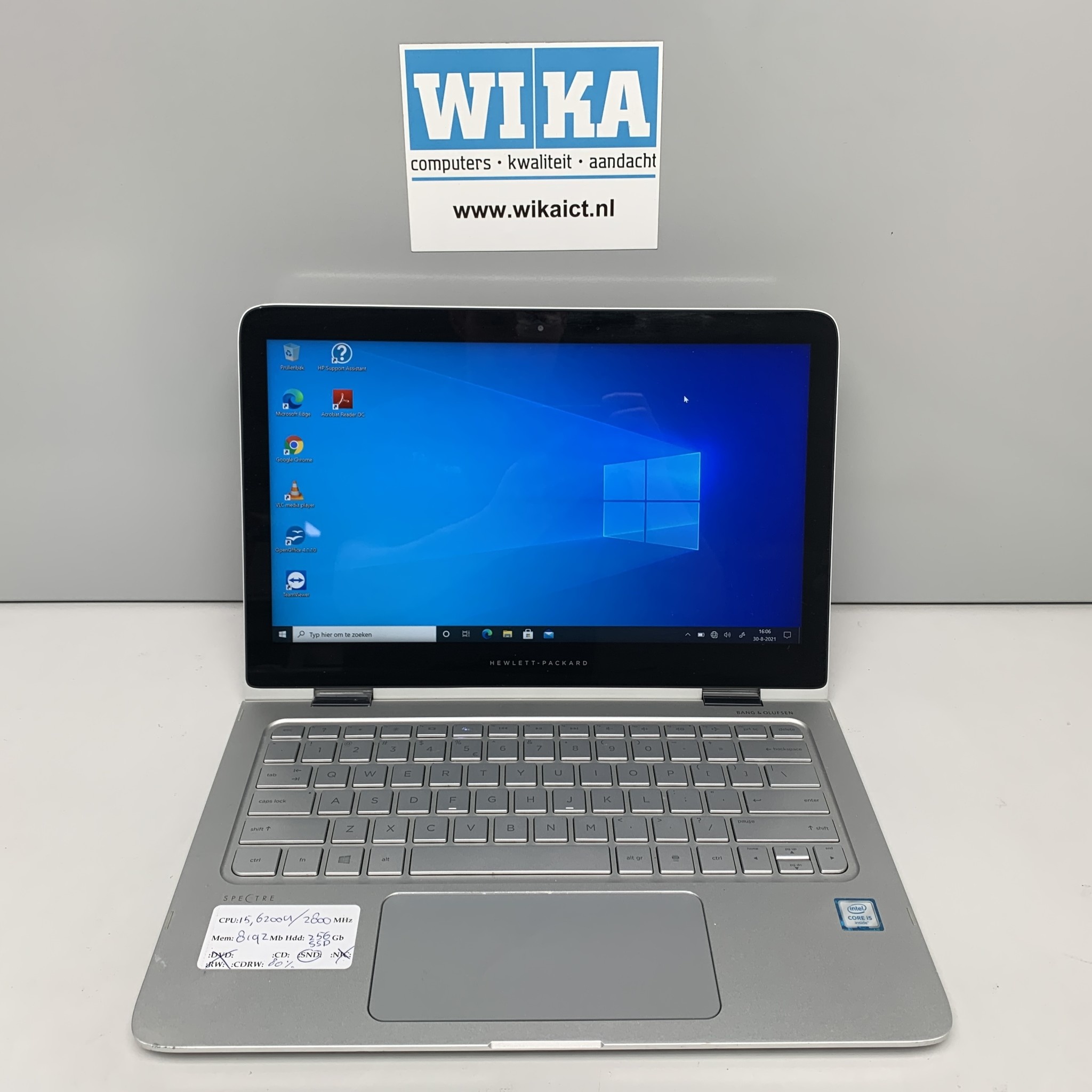 HP Spectre Pro X360 G2 I5-6200U 8Gb SSD W10P