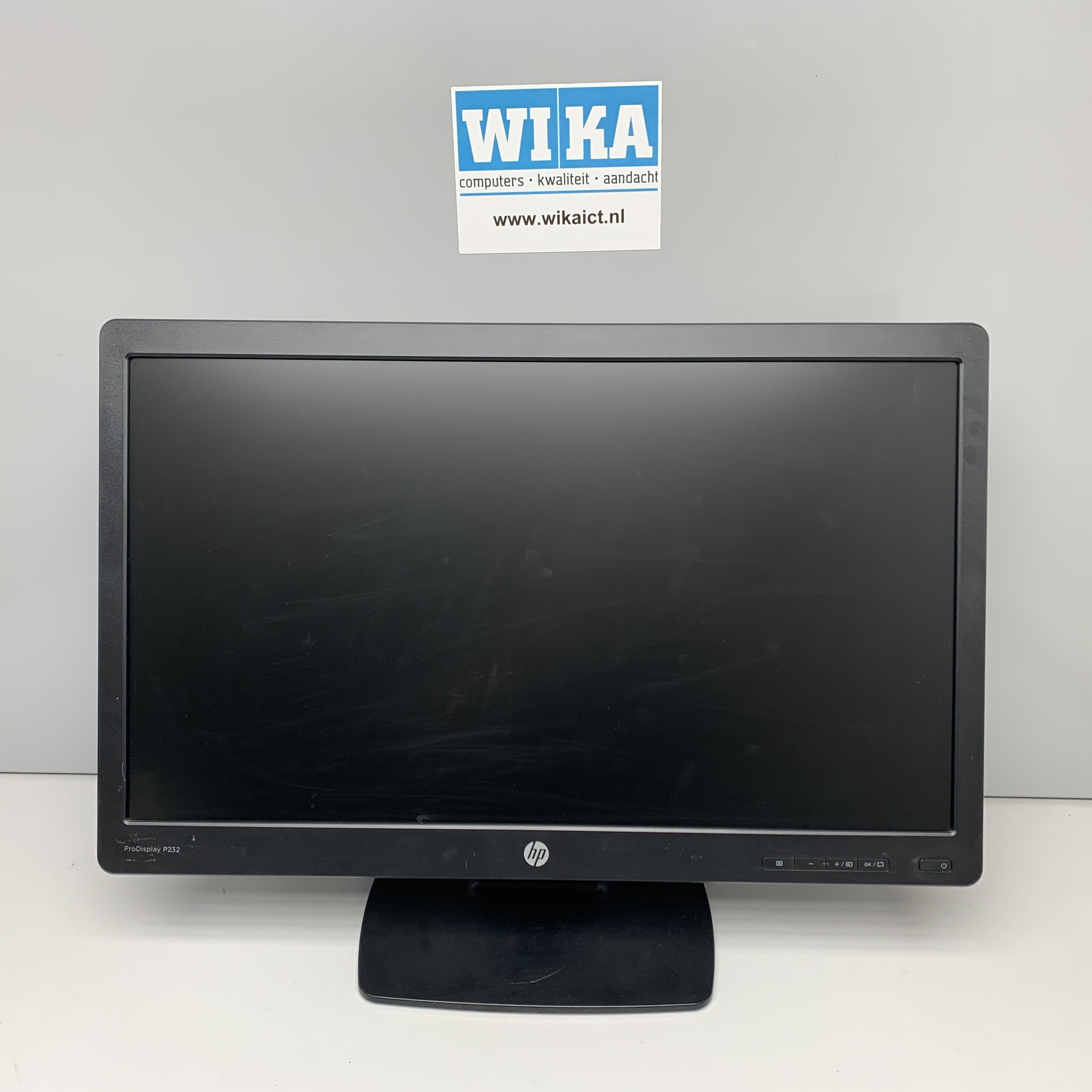 HP ProDisplay P232 Zwart 23 inch FHD | DisplayPort | VGA monitor