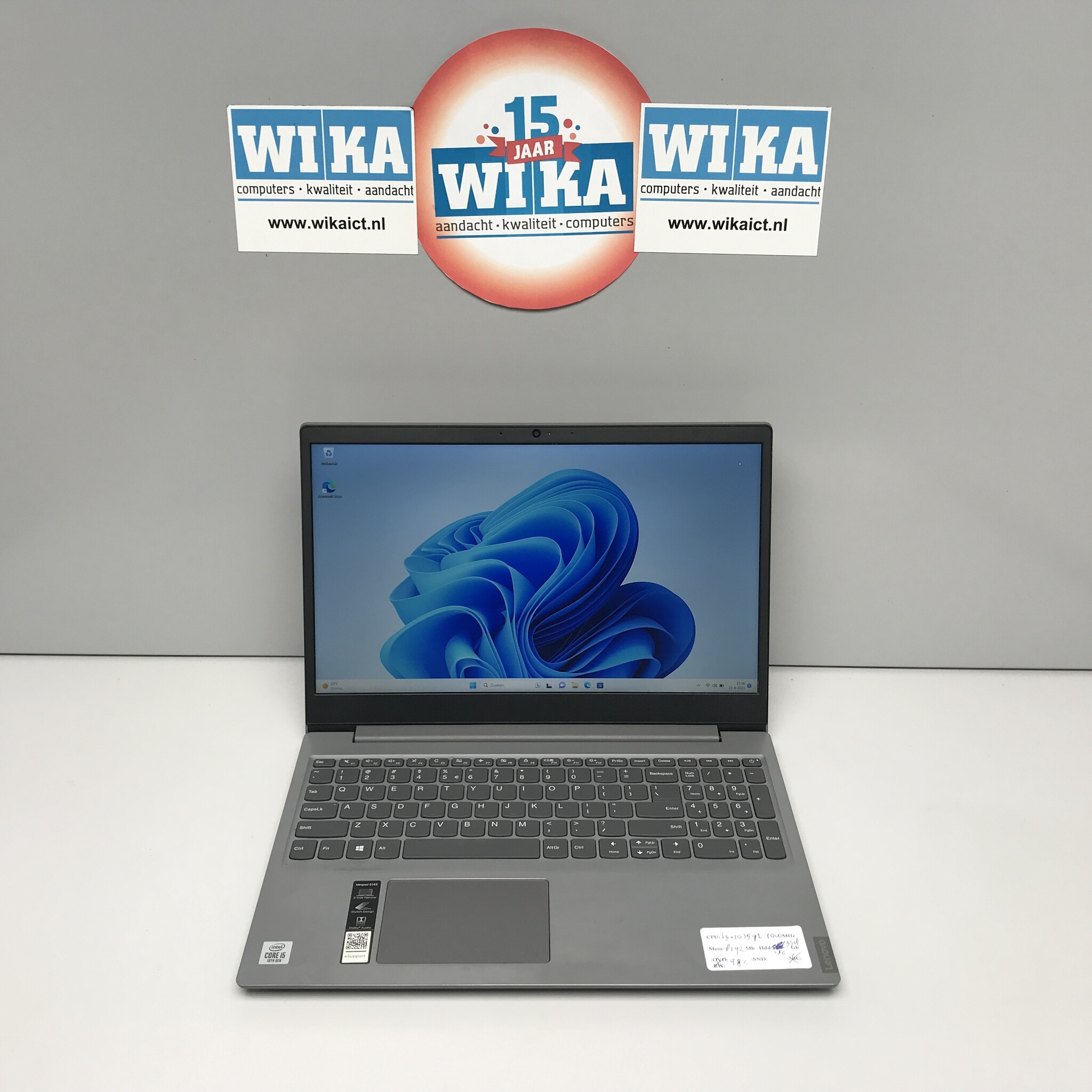 Lenovo IdeaPad S145-15IIL i5-1035G1 8GB 256GB SSD 15.6 FHD W11H laptop