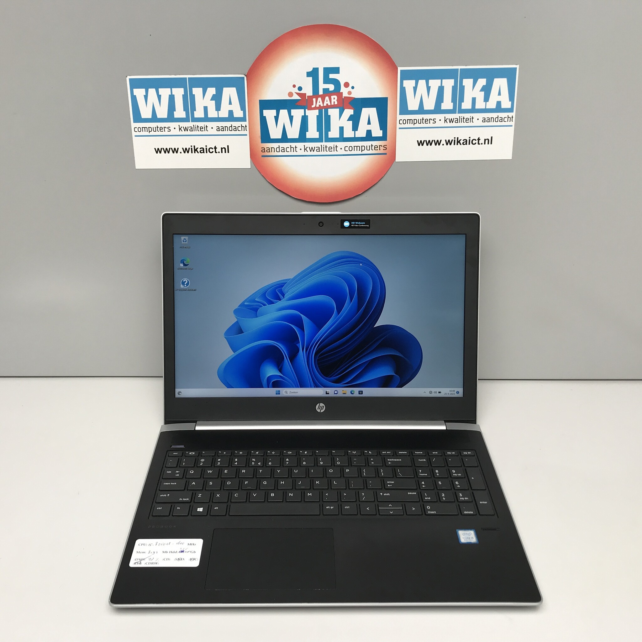 HP Probook 450 G5 Core i5-8250U 8Gb 256gb SSD 15.6 W11P laptop
