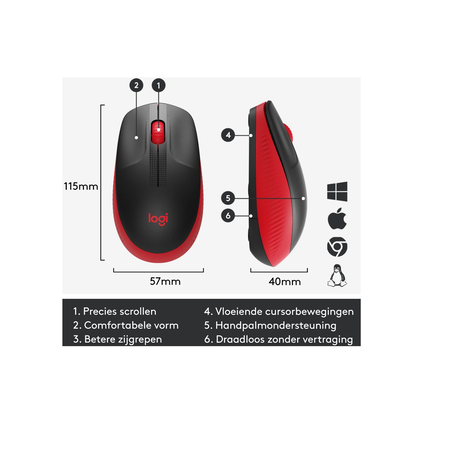 Logitech M190 draadloze muis