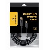Displayport naar HDMI kabel 1.8 meter | CableExpert