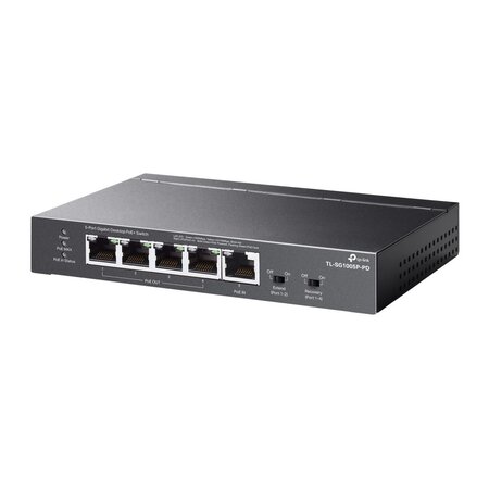 TP-Link TL-SG1005P-PD 5-port PoE+ Metal Gigabit PoE Switch