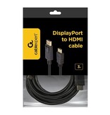 Displayport naar HDMI kabel 3.0 meter | CableExpert