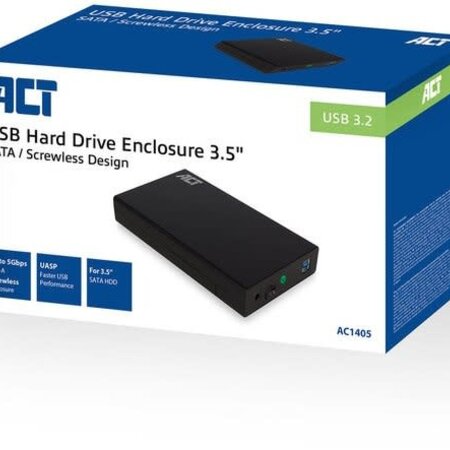 AC1405 3.5 inch USB 3.1 Harddisk behuizing / case USB SATA
