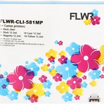 Canon 580BK 581BK C M Y XL inkt Cartridge Incl. Chip set huismerk