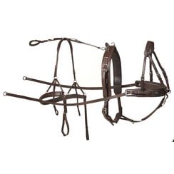 Kieffer Mentuigen Enkelspantuig Leder Bruin Cob en Full