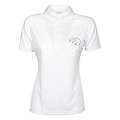 Harry's Horse Harry's Horse Wedstrijdshirt Elite Crystal wit
