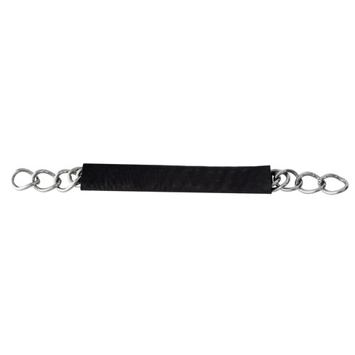 Imperial Riding IR Lami-Cell Kinketting in inox met leder zwart Full