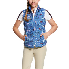 Ariat Emma omkeerbare Bodywarmer bluesaga trot print