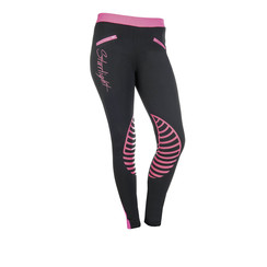 HKM Starlight rijlegging schwarz mit rosa