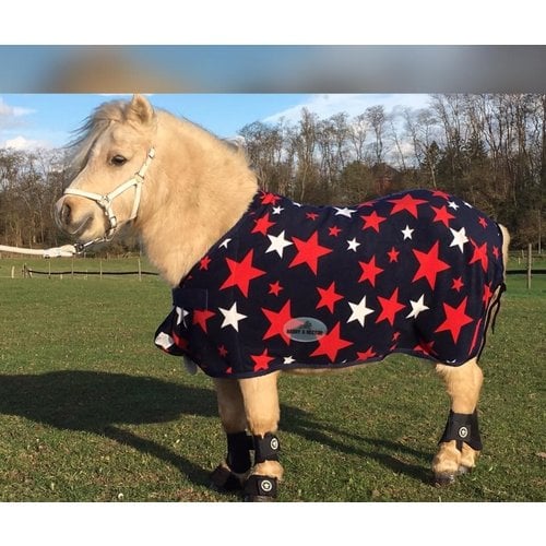 HB (handelsonderneming H. Bammens) HB Pony Luxury fleece rug Harry and Hector Star Navy