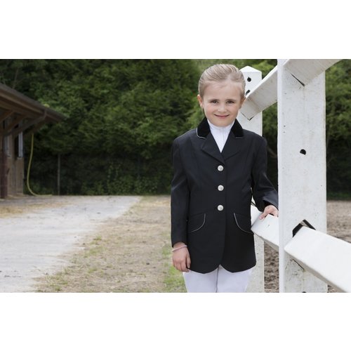 Equithème Equitheme Competition Jacket black with gray piping
