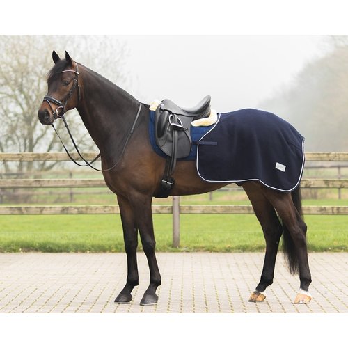 QHP QHP Riding Sheet Wool Quarter Navy