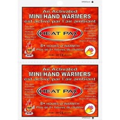 Heat Pax air activated mini / hand warmers