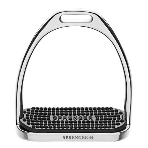 Sprenger Sprenger: Stirrups Fillis with black rubber pad