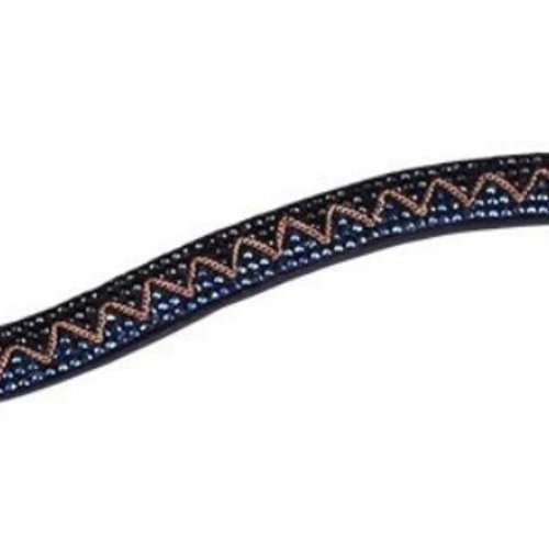 QHP QHP Browband Pentas BLack/ blue