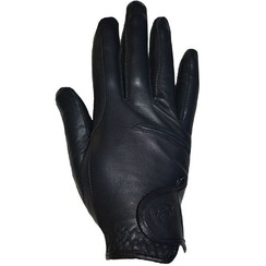 Rider Pro Riding Gloves Denver Leather Black