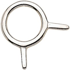 Sprenger Noseband ring - German Silver, 25 mm clear width