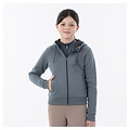 BR BR hoodie met rits Delia dark slate